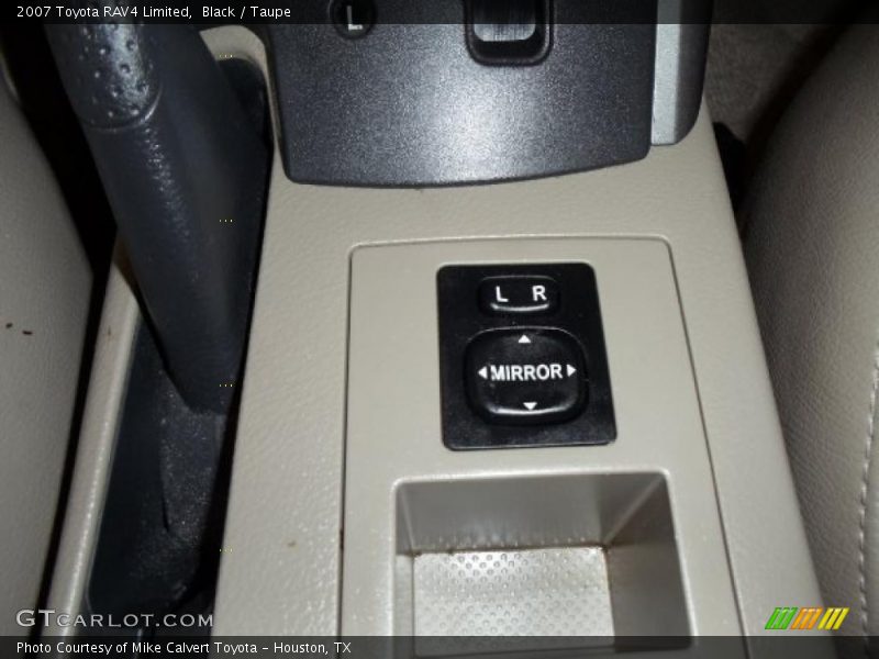 Black / Taupe 2007 Toyota RAV4 Limited