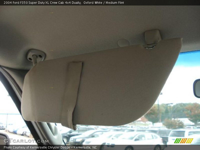 Oxford White / Medium Flint 2004 Ford F350 Super Duty XL Crew Cab 4x4 Dually