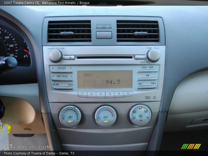 Barcelona Red Metallic / Bisque 2007 Toyota Camry CE