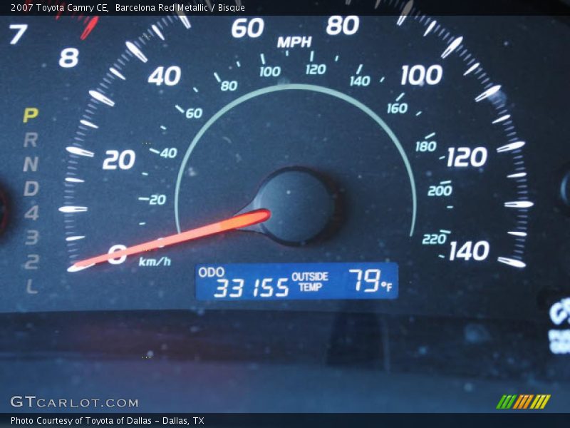 Barcelona Red Metallic / Bisque 2007 Toyota Camry CE