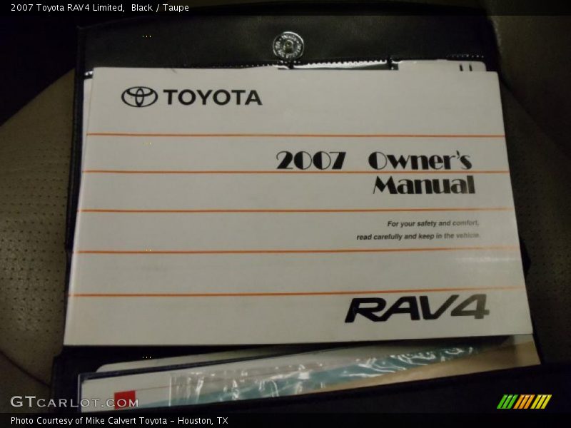 Black / Taupe 2007 Toyota RAV4 Limited