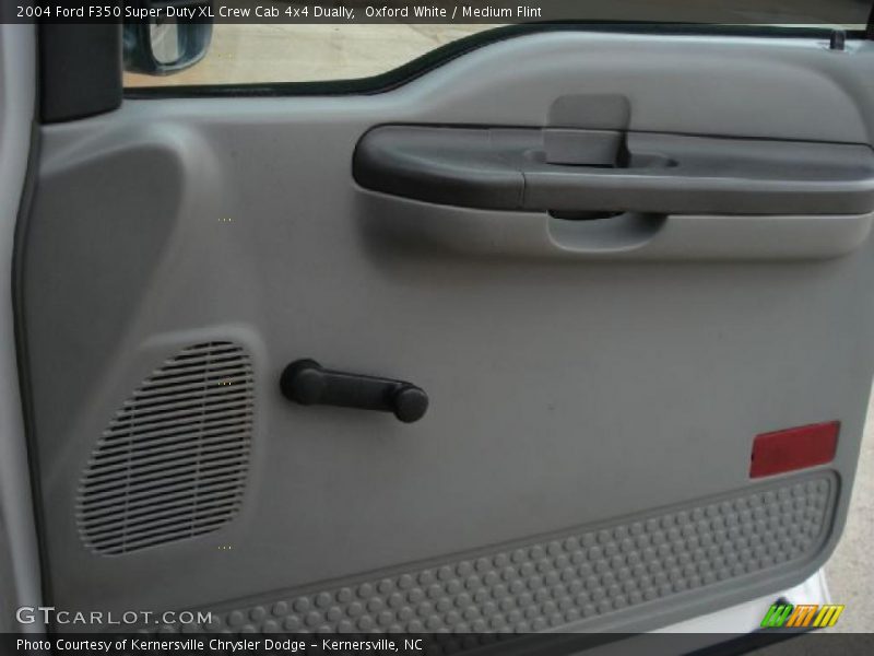 Oxford White / Medium Flint 2004 Ford F350 Super Duty XL Crew Cab 4x4 Dually