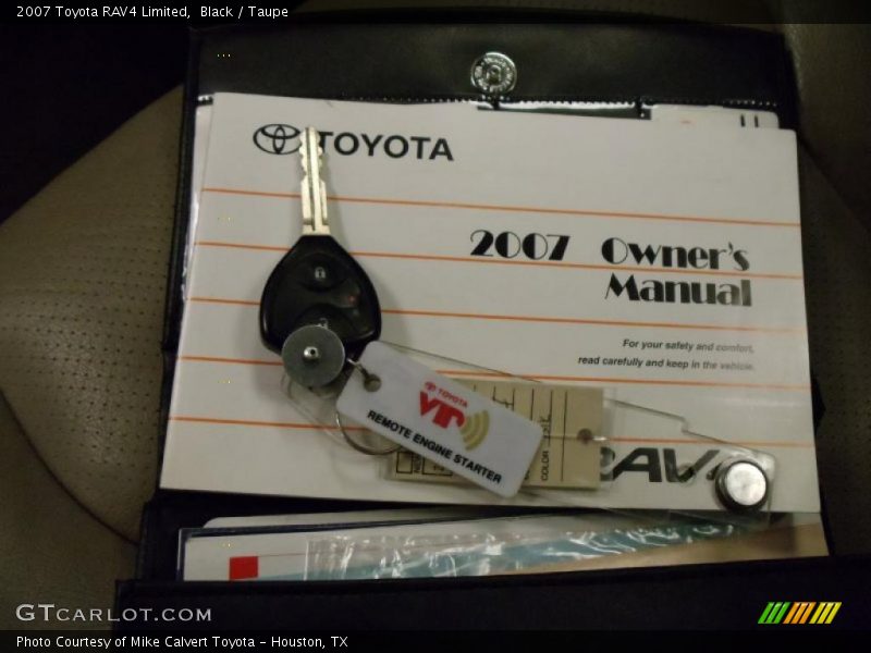 Black / Taupe 2007 Toyota RAV4 Limited