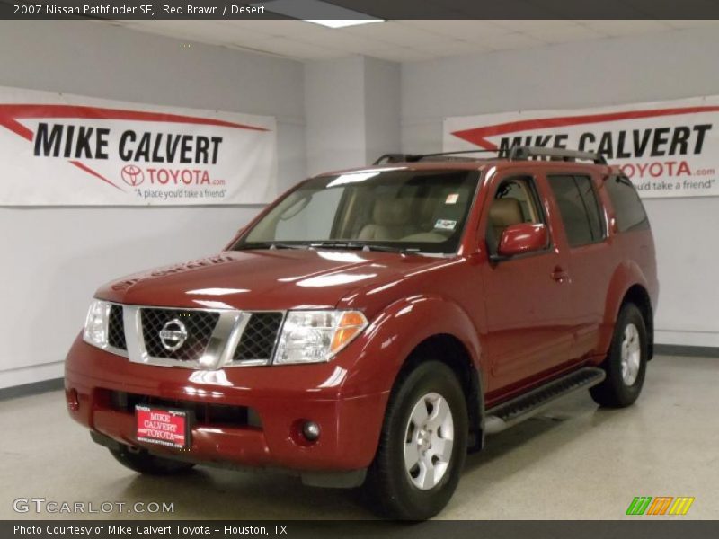 Red Brawn / Desert 2007 Nissan Pathfinder SE
