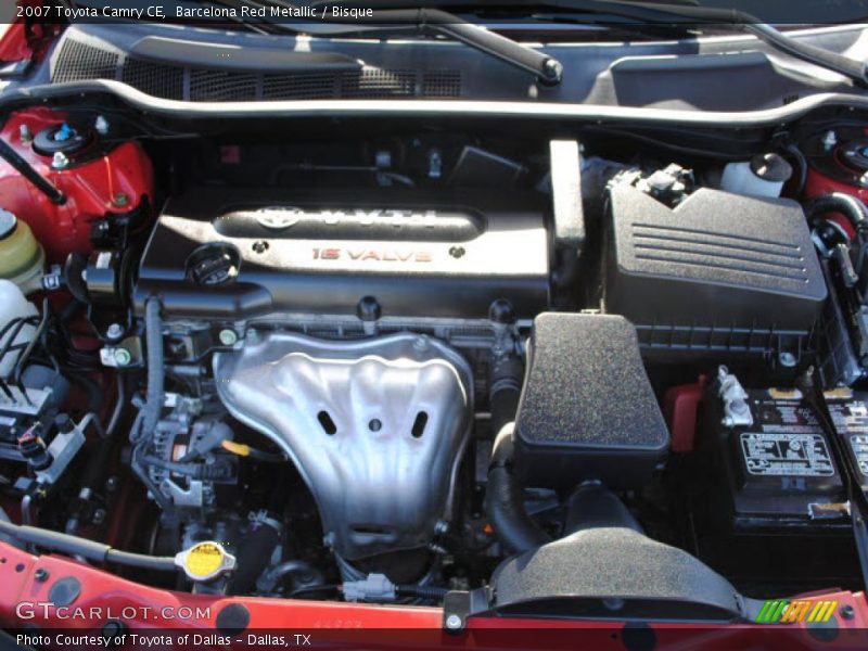 Barcelona Red Metallic / Bisque 2007 Toyota Camry CE