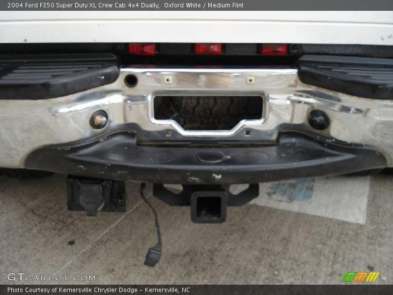 Oxford White / Medium Flint 2004 Ford F350 Super Duty XL Crew Cab 4x4 Dually
