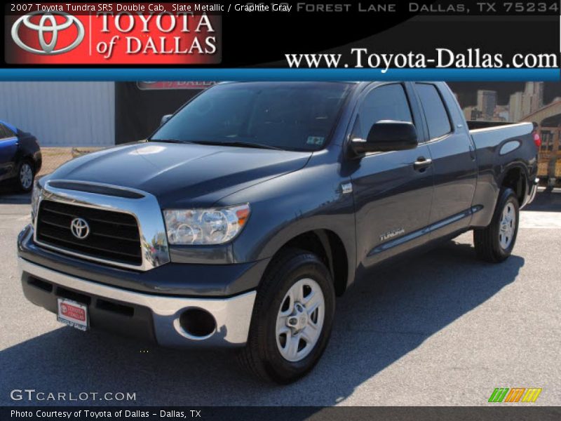 Slate Metallic / Graphite Gray 2007 Toyota Tundra SR5 Double Cab