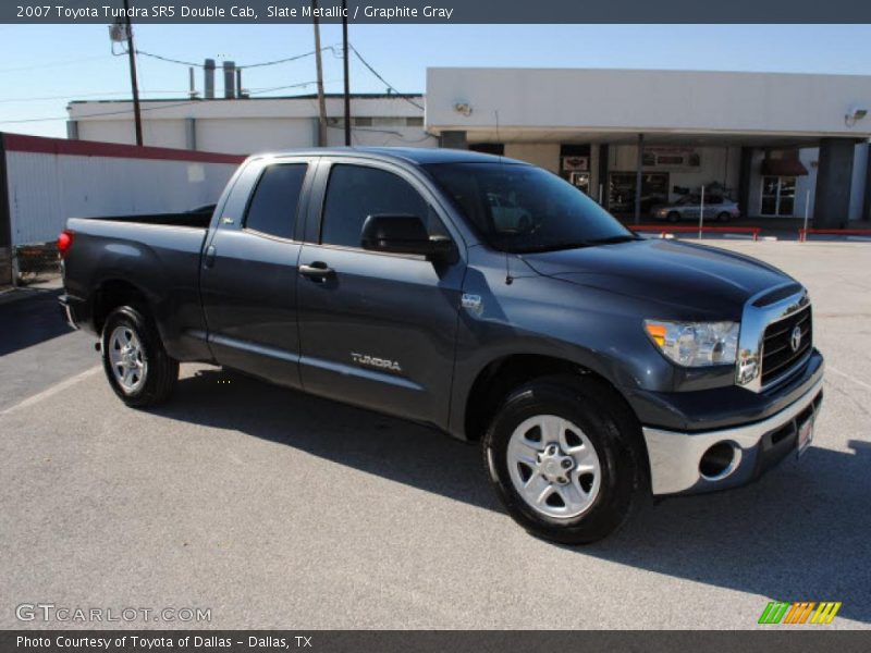 Slate Metallic / Graphite Gray 2007 Toyota Tundra SR5 Double Cab