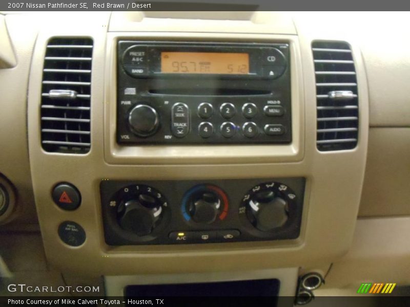 Controls of 2007 Pathfinder SE