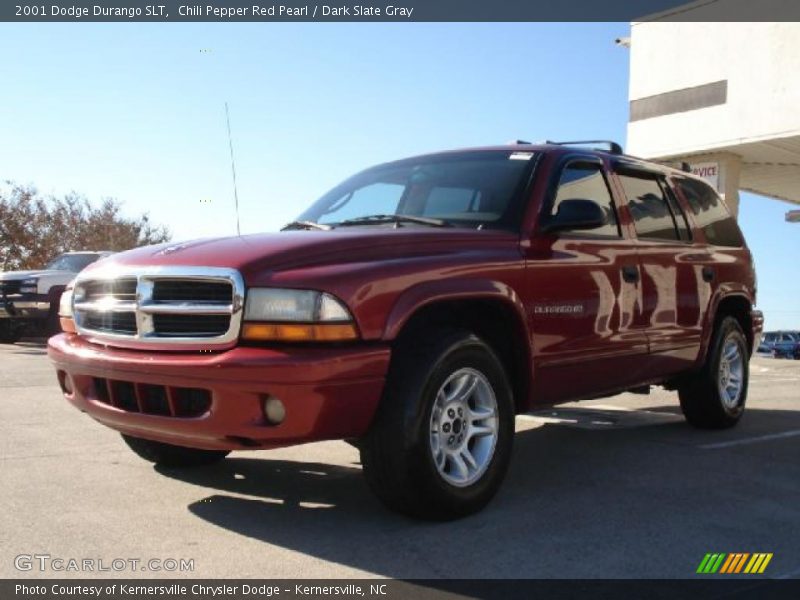 Chili Pepper Red Pearl / Dark Slate Gray 2001 Dodge Durango SLT