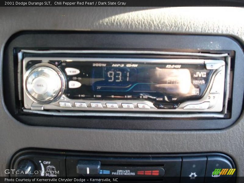 Chili Pepper Red Pearl / Dark Slate Gray 2001 Dodge Durango SLT