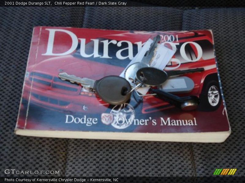 Chili Pepper Red Pearl / Dark Slate Gray 2001 Dodge Durango SLT