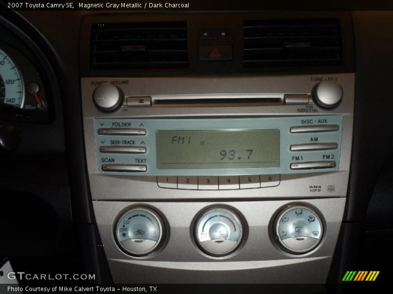 Magnetic Gray Metallic / Dark Charcoal 2007 Toyota Camry SE