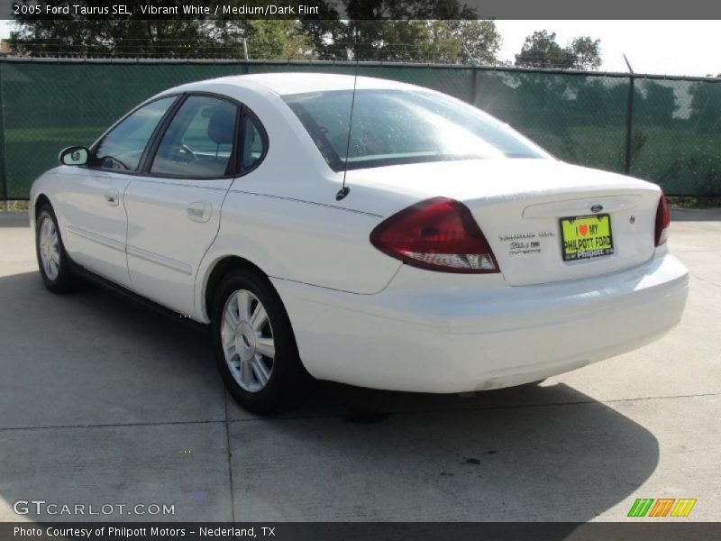 Vibrant White / Medium/Dark Flint 2005 Ford Taurus SEL