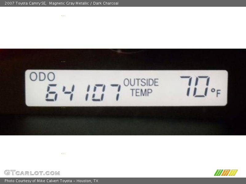 Magnetic Gray Metallic / Dark Charcoal 2007 Toyota Camry SE