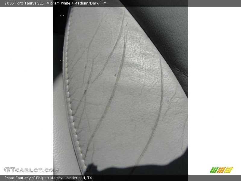 Vibrant White / Medium/Dark Flint 2005 Ford Taurus SEL