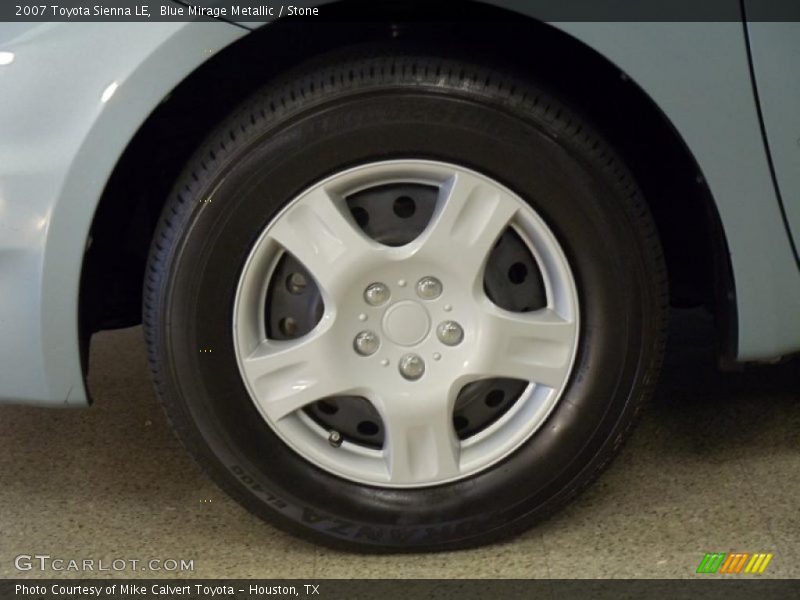 Blue Mirage Metallic / Stone 2007 Toyota Sienna LE