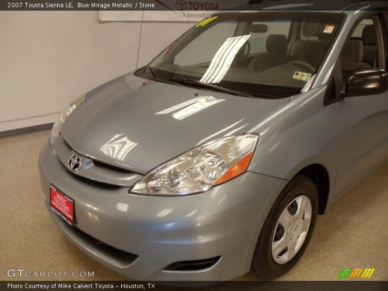 Blue Mirage Metallic / Stone 2007 Toyota Sienna LE