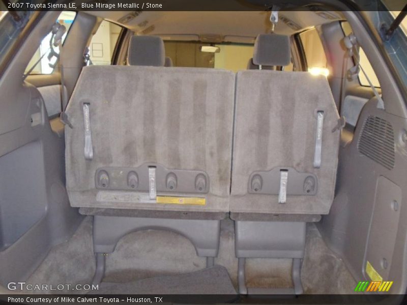  2007 Sienna LE Trunk
