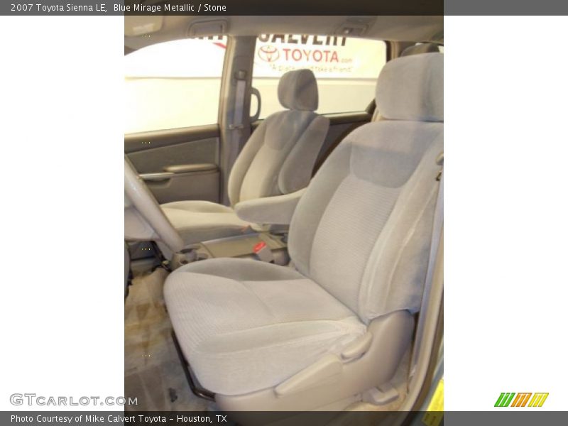 Blue Mirage Metallic / Stone 2007 Toyota Sienna LE