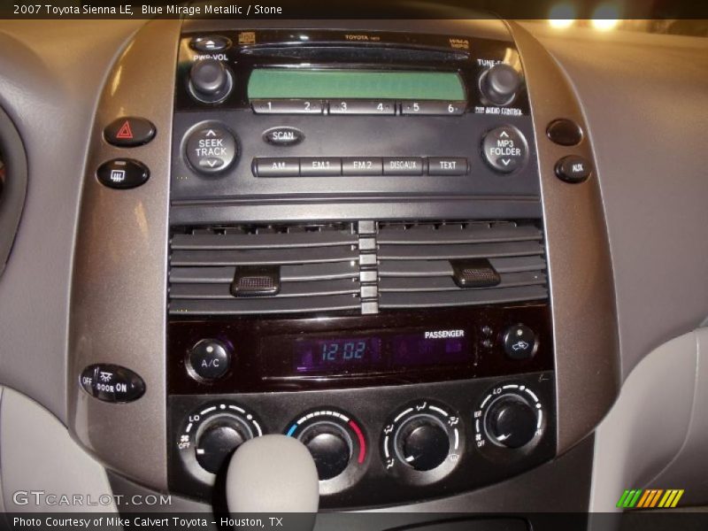 Blue Mirage Metallic / Stone 2007 Toyota Sienna LE