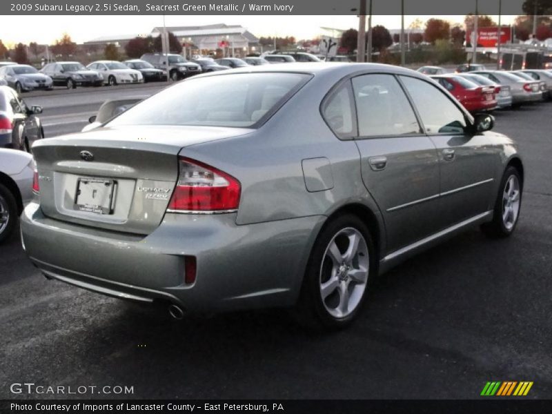 Seacrest Green Metallic / Warm Ivory 2009 Subaru Legacy 2.5i Sedan