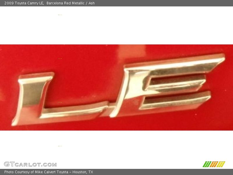 Barcelona Red Metallic / Ash 2009 Toyota Camry LE