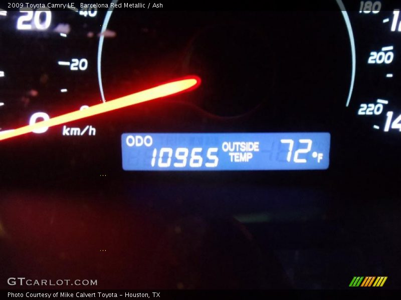 Barcelona Red Metallic / Ash 2009 Toyota Camry LE