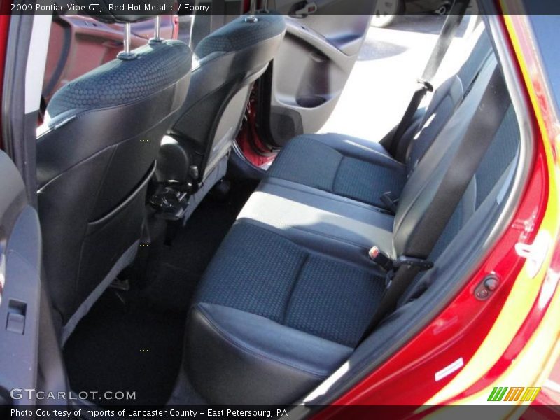 Red Hot Metallic / Ebony 2009 Pontiac Vibe GT