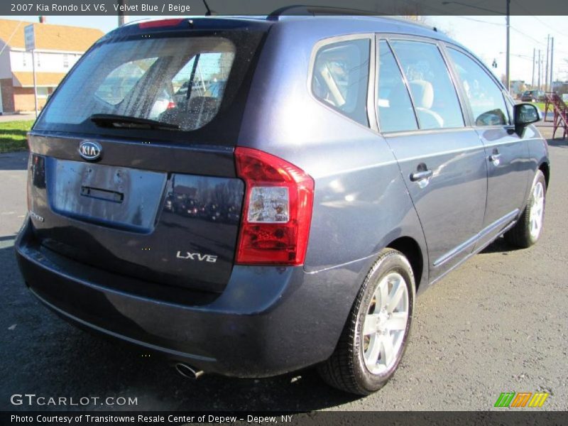 Velvet Blue / Beige 2007 Kia Rondo LX V6