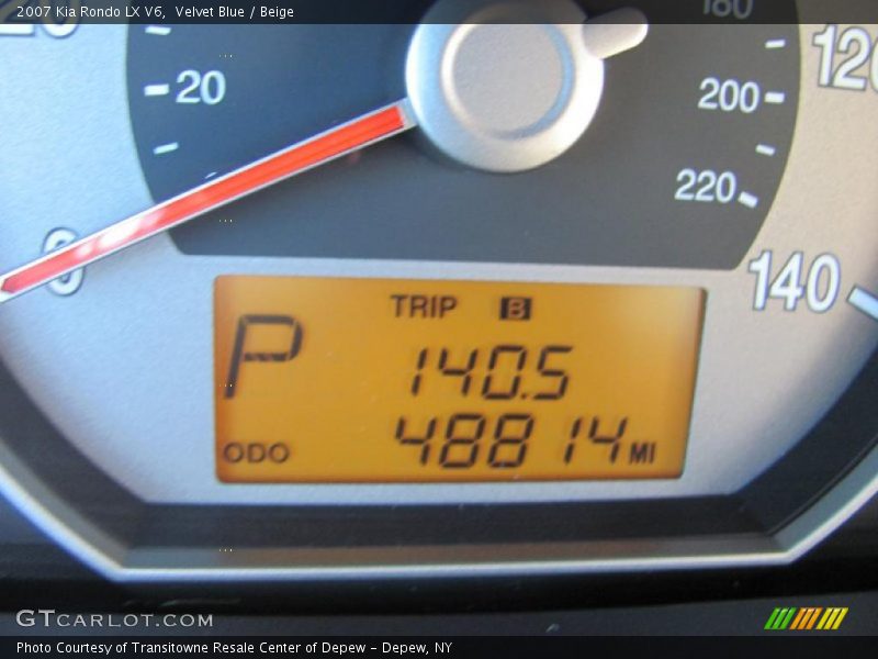 Velvet Blue / Beige 2007 Kia Rondo LX V6