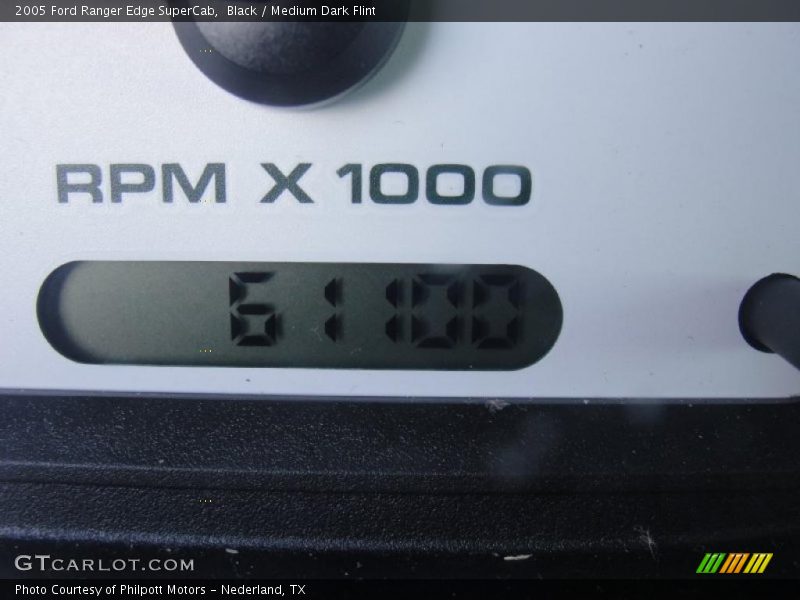 Black / Medium Dark Flint 2005 Ford Ranger Edge SuperCab