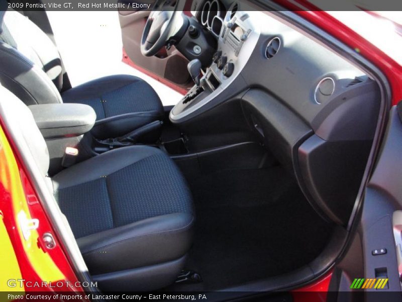 Red Hot Metallic / Ebony 2009 Pontiac Vibe GT