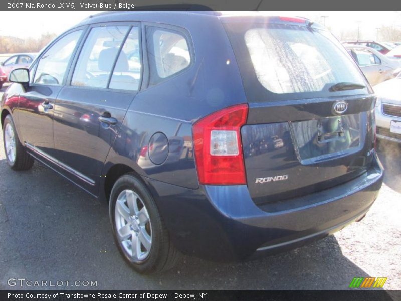 Velvet Blue / Beige 2007 Kia Rondo LX V6