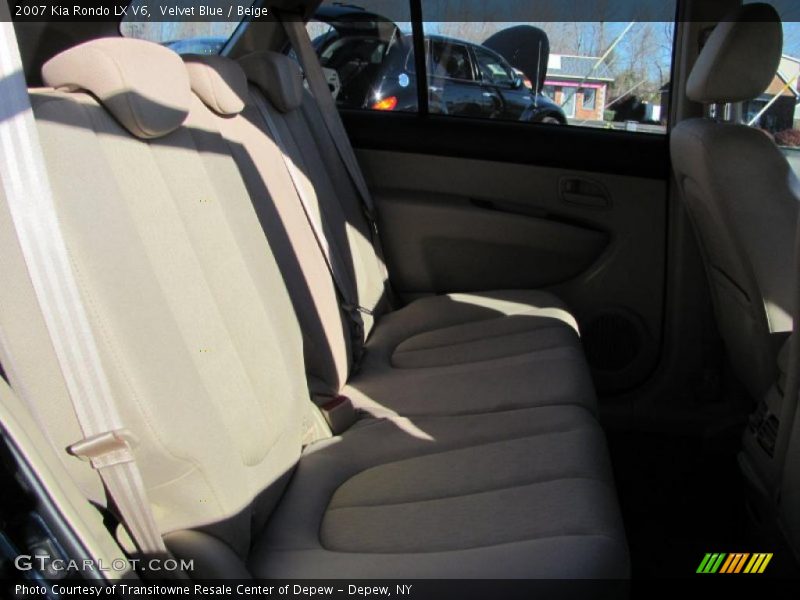 Velvet Blue / Beige 2007 Kia Rondo LX V6
