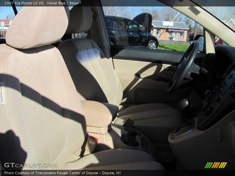Velvet Blue / Beige 2007 Kia Rondo LX V6