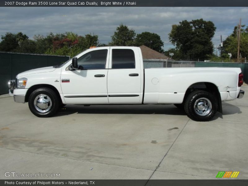  2007 Ram 3500 Lone Star Quad Cab Dually Bright White