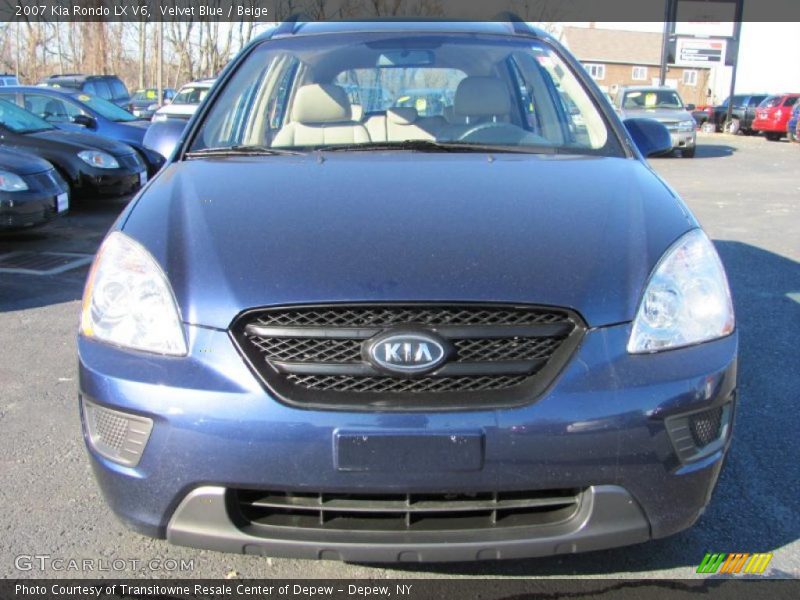 Velvet Blue / Beige 2007 Kia Rondo LX V6