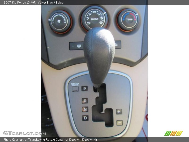 Velvet Blue / Beige 2007 Kia Rondo LX V6