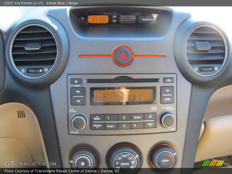 Velvet Blue / Beige 2007 Kia Rondo LX V6