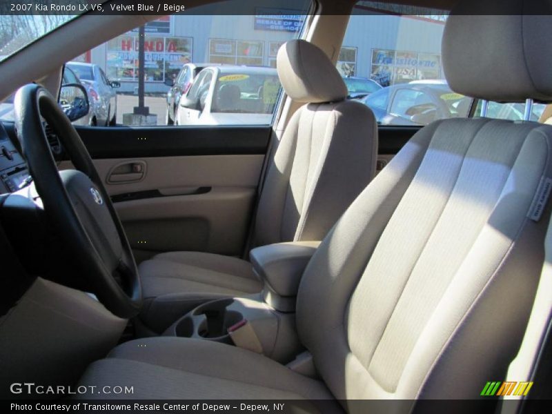 Velvet Blue / Beige 2007 Kia Rondo LX V6