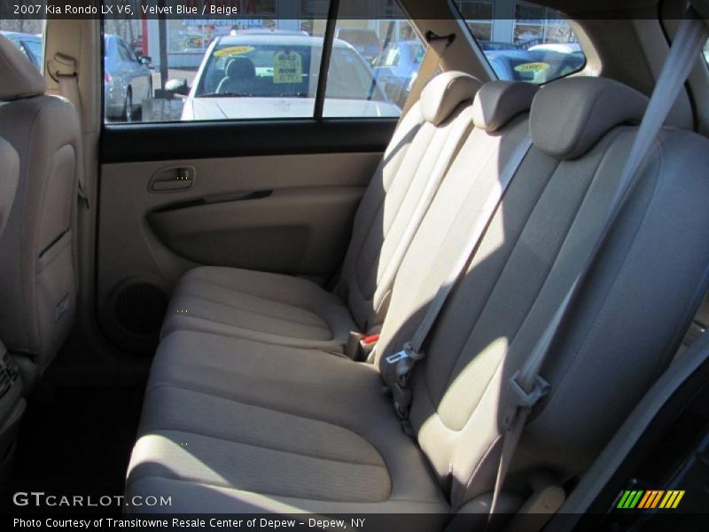 Velvet Blue / Beige 2007 Kia Rondo LX V6
