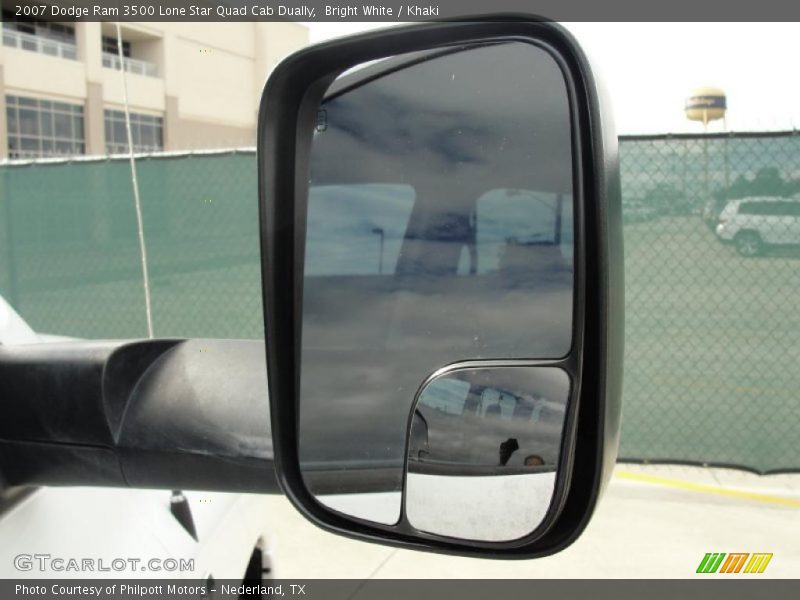 Bright White / Khaki 2007 Dodge Ram 3500 Lone Star Quad Cab Dually