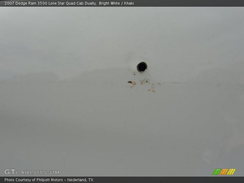 Bright White / Khaki 2007 Dodge Ram 3500 Lone Star Quad Cab Dually