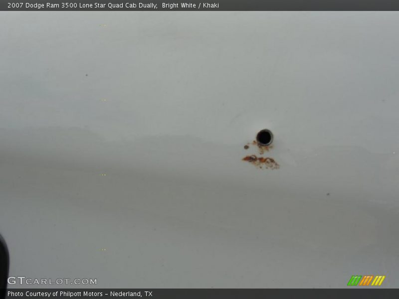 Bright White / Khaki 2007 Dodge Ram 3500 Lone Star Quad Cab Dually