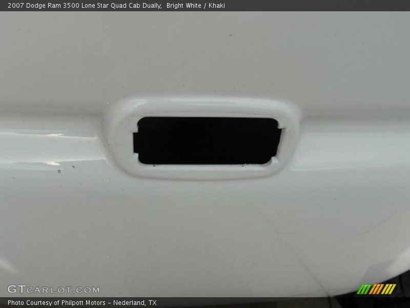 Bright White / Khaki 2007 Dodge Ram 3500 Lone Star Quad Cab Dually