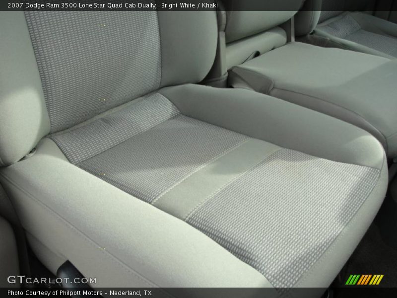  2007 Ram 3500 Lone Star Quad Cab Dually Khaki Interior