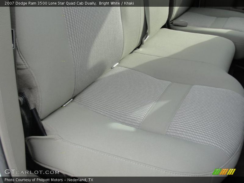 2007 Ram 3500 Lone Star Quad Cab Dually Khaki Interior