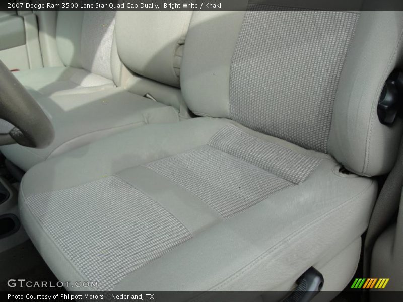  2007 Ram 3500 Lone Star Quad Cab Dually Khaki Interior