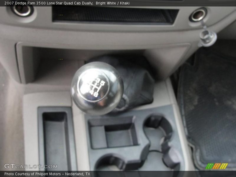  2007 Ram 3500 Lone Star Quad Cab Dually 6 Speed Manual Shifter